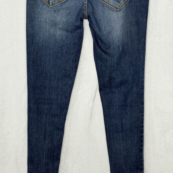 Kensie Jeans Women's Size 4/27 Floral Embroidered Slim Leg Jeans High Rise Denim - Picture 11 of 16